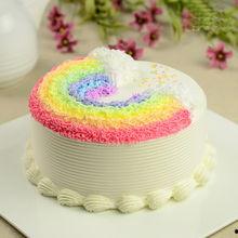 吃瓜群众黑脸吐彩虹蛋糕,吃瓜群众的甜蜜奇遇