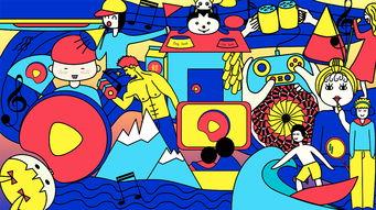 吃瓜群众主体绘画图片,描绘当代社会观察者的众生相